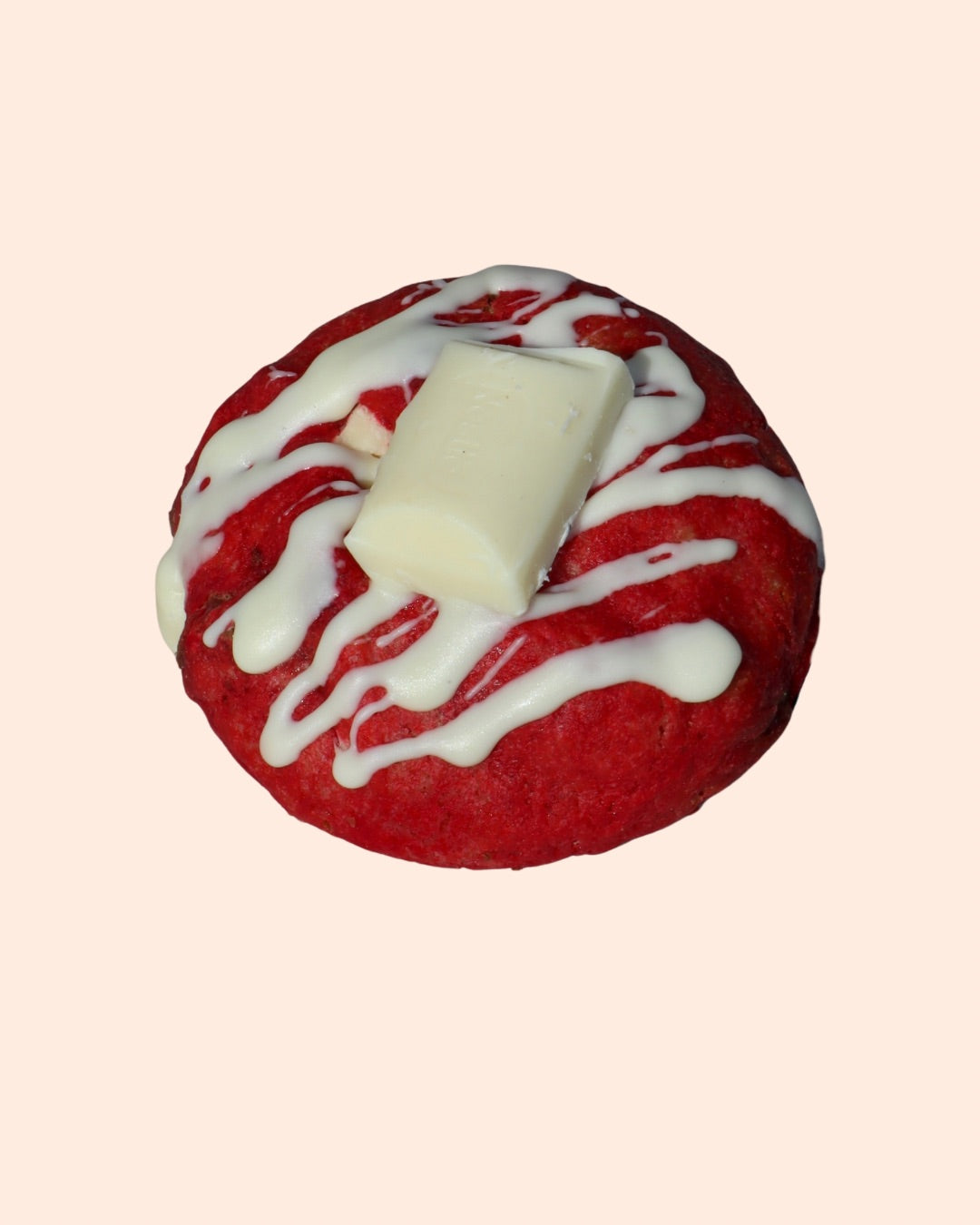 Red Velvet & White Chocolate Chunky Filled Cookie